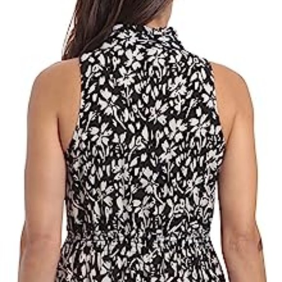 LONDON TIMES NWT sleeveless dress Sz 18W CREPE FLORAL $188 RETAIL OFFICE SUBLIME - Picture 5 of 12